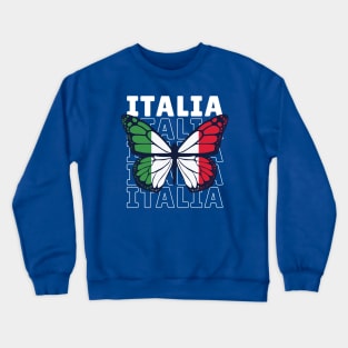 I Love Italy // Italian Flag // Italian Pride Crewneck Sweatshirt